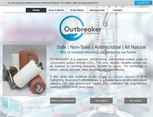 Tablet Screenshot of outbreaker.ca